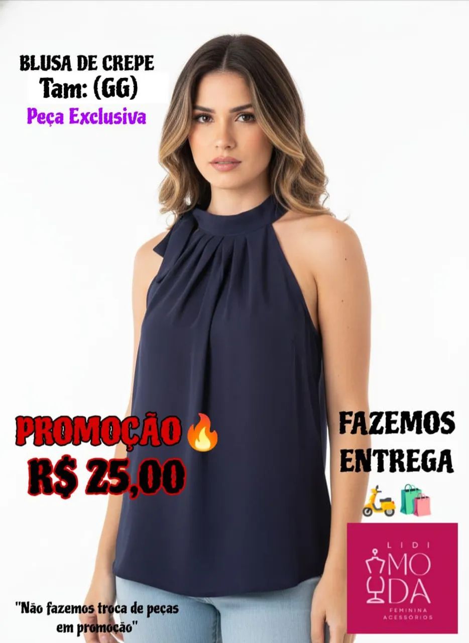 BLUSA DE CREPE