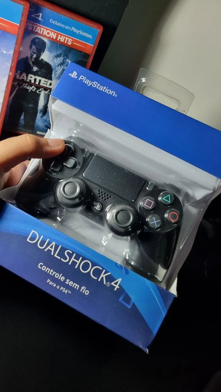 Ps4 Slim 1TB Completinho com 2 controles, 2 jogos e cabos  - Foto 4