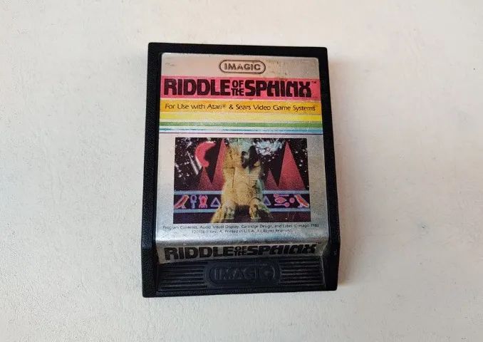 Riddle Of The Sphinx - Cartucho Original Para Atari 2600