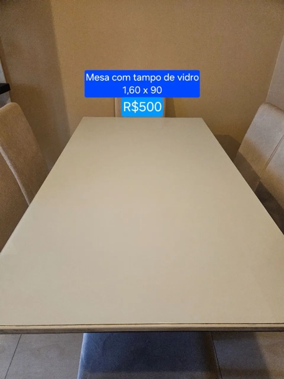Mesa de Jantar 1,60x90 (6 lugares)