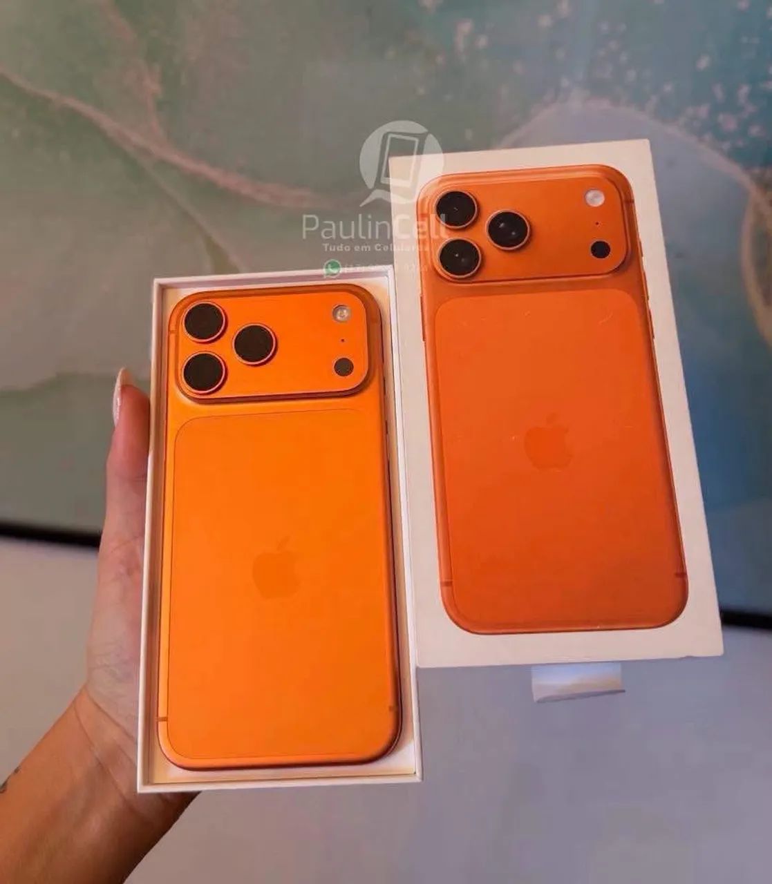IPhone 17 Pro Max 256gb laranja completo  - Foto 3