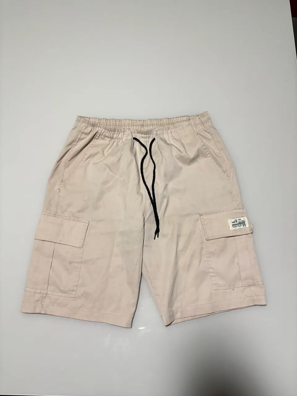 Short cargo bege 