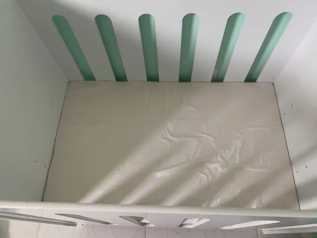Mini Berço Moisés Júnior Infantil Branco com Colchão - Foto 2