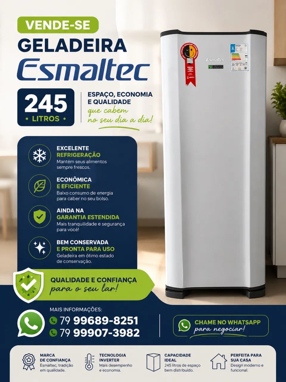 GELADEIRA 245L - Foto 4