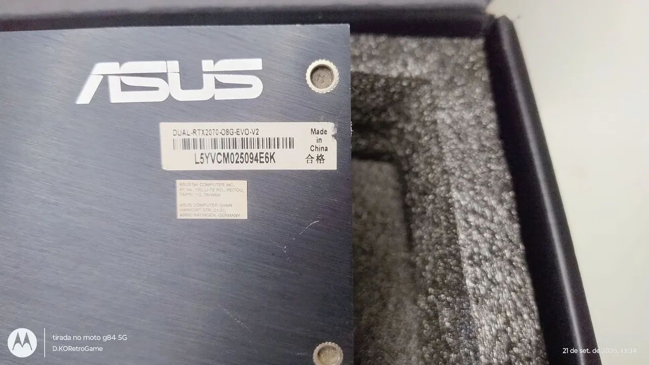 Placa de vídeo Asus 2070 8gb - Foto 3
