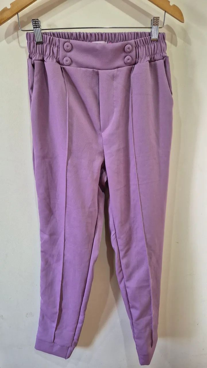 Calça (Scrub) Dra. Charm Lilás (M) - Foto 2