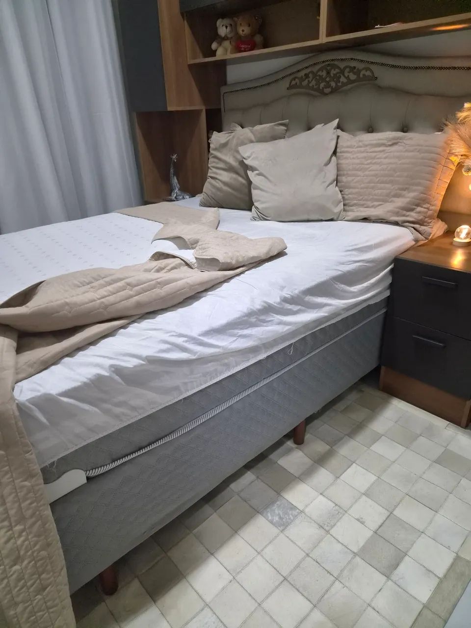 Cama box com colchão  - Foto 2
