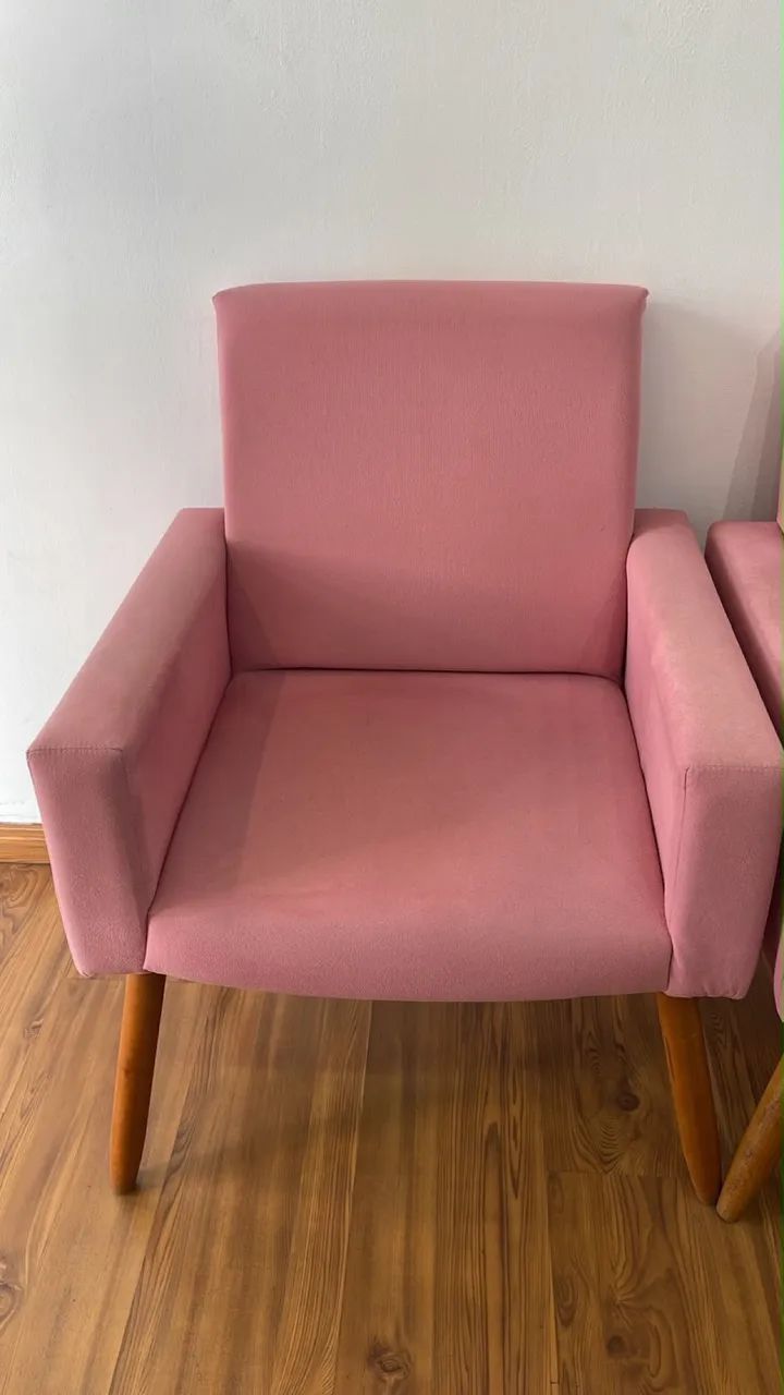 Par de poltronas Rosa para Salão de Beleza | 200 reais - Foto 3
