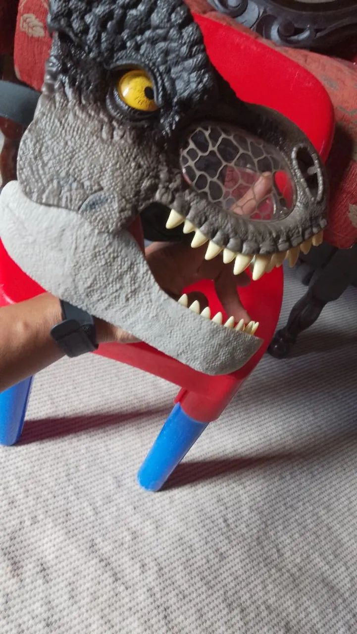 Máscara  Jurassic T-Rex  - Foto 3
