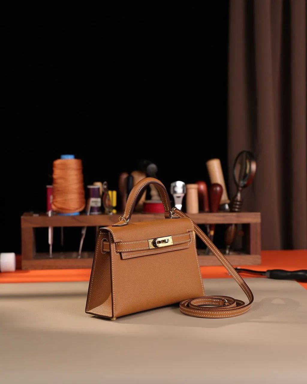 Bolsa Hermes Kelly 25 Original semi nova  - Foto 4