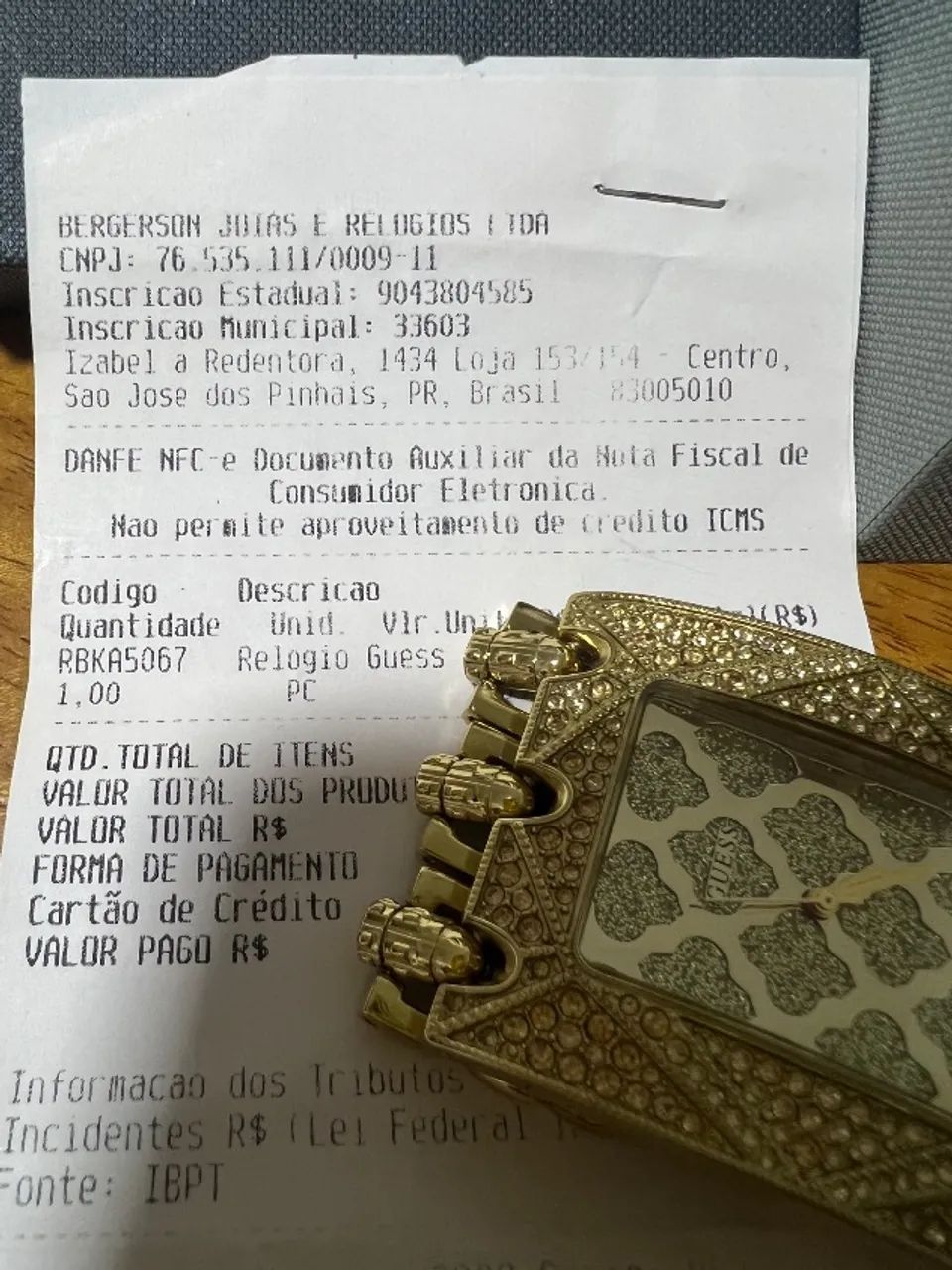 Relógio Guess original