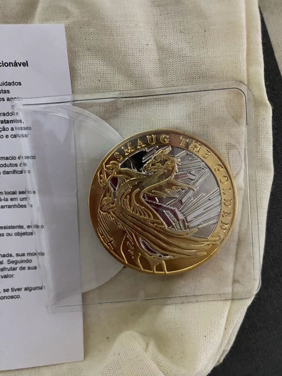 Moeda Colecionável Nerdstore - Smaug (O Hobbit) - Antiguidades