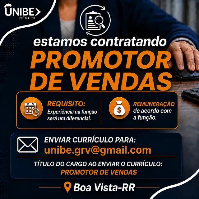 promotor de vendas interno