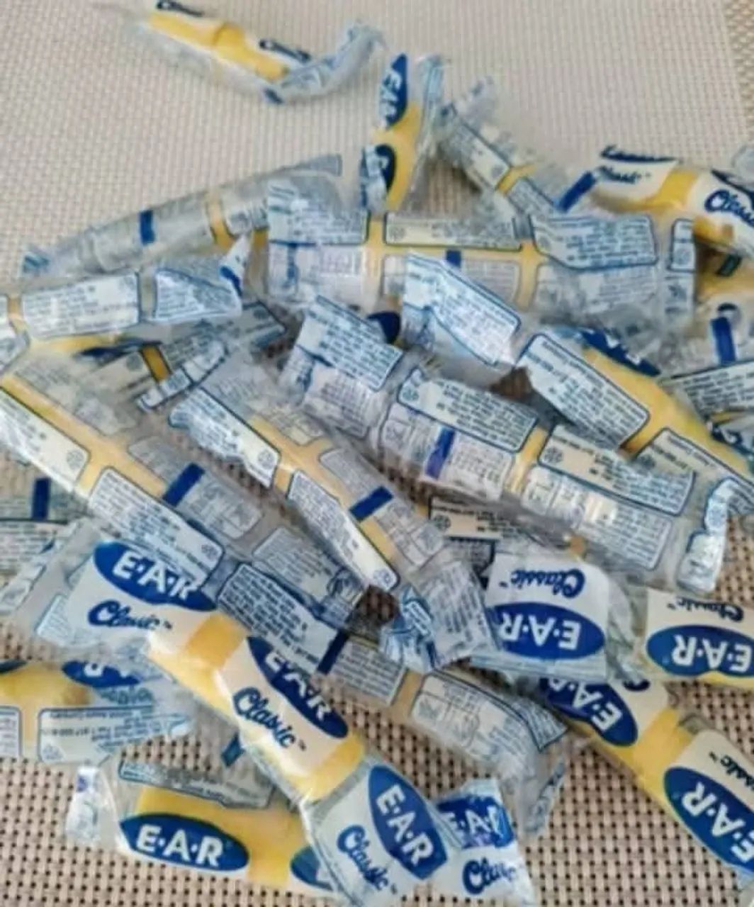 Kit com 110 pares protetores de ouvido de espuma, tampão, protetor auricular - Foto 4