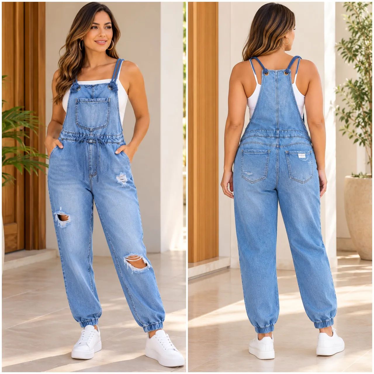Macacão jeans Patogê Original