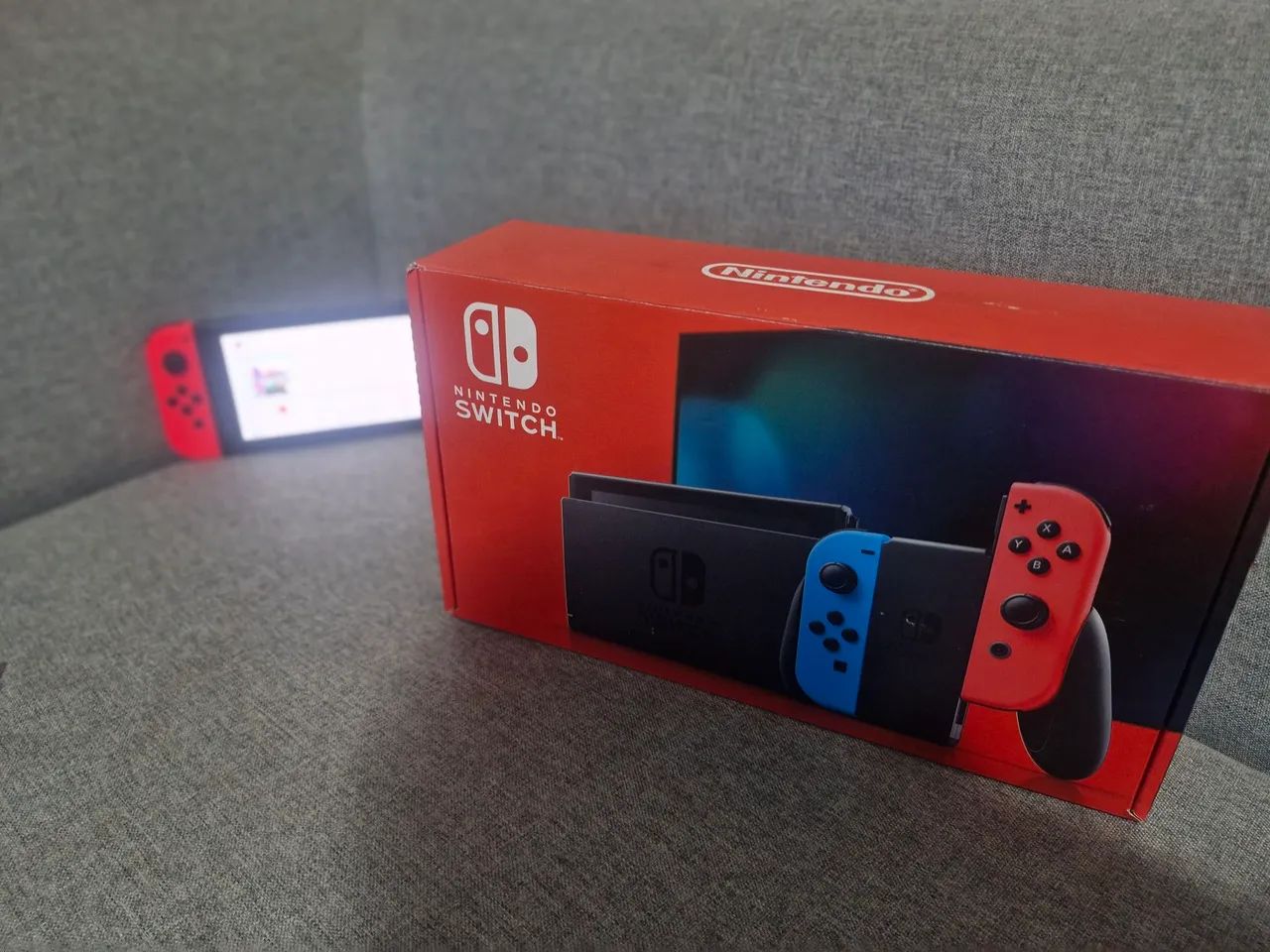 Nintendo Switch V2 completo + Controle 8bitdo Pro 2 - Foto 3