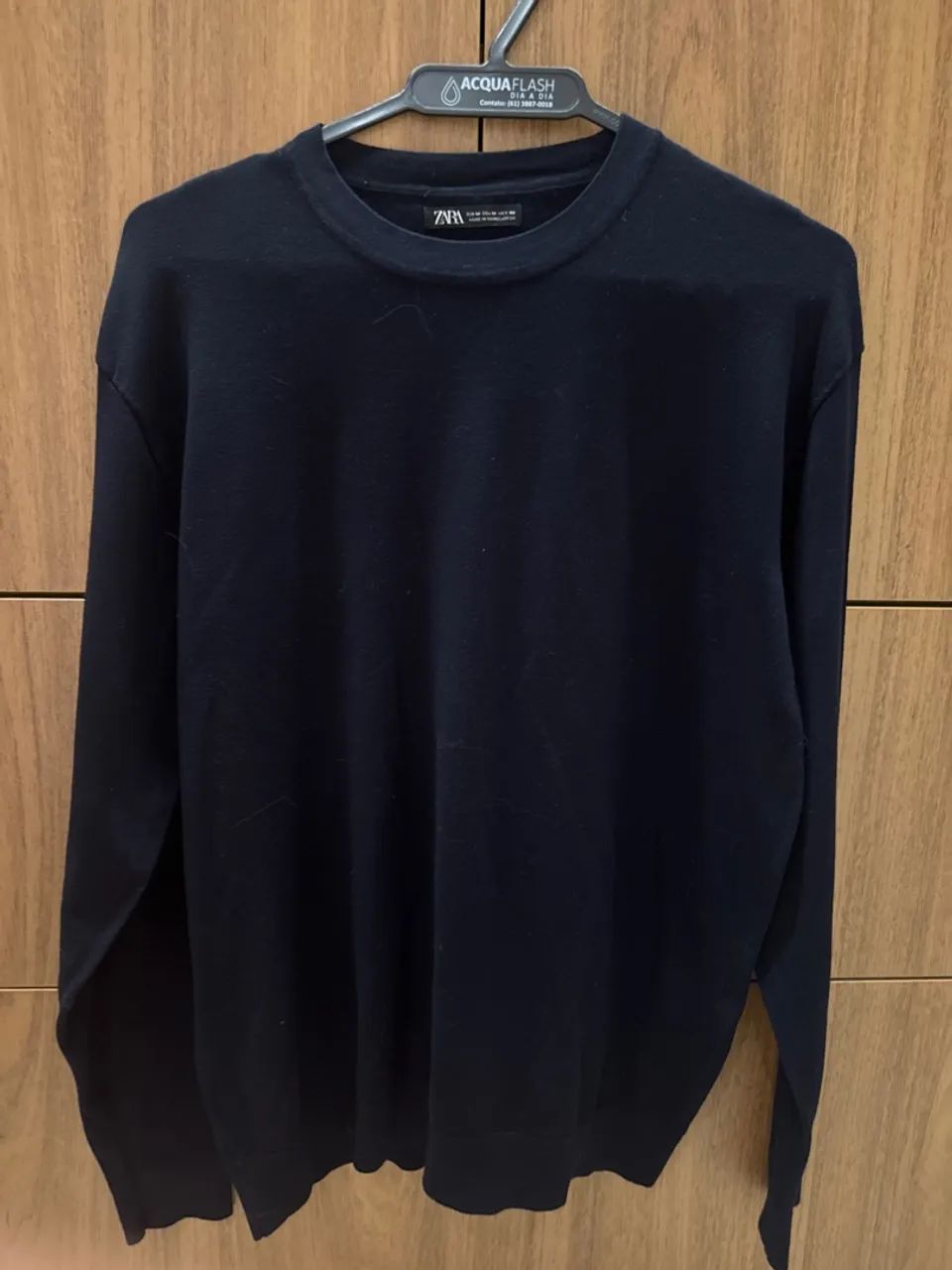 Suéter azul escuro Zara 