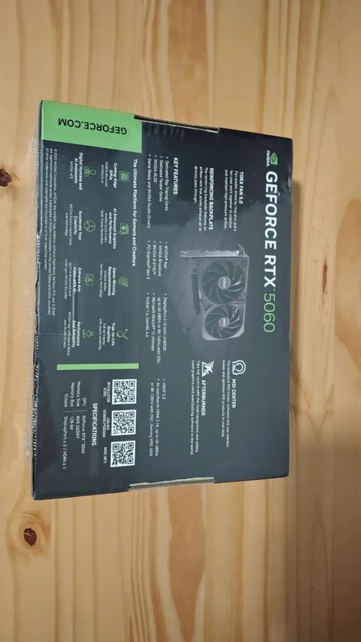 RTX 5060 8GB - MSI Shadow 2X OC - Foto 2