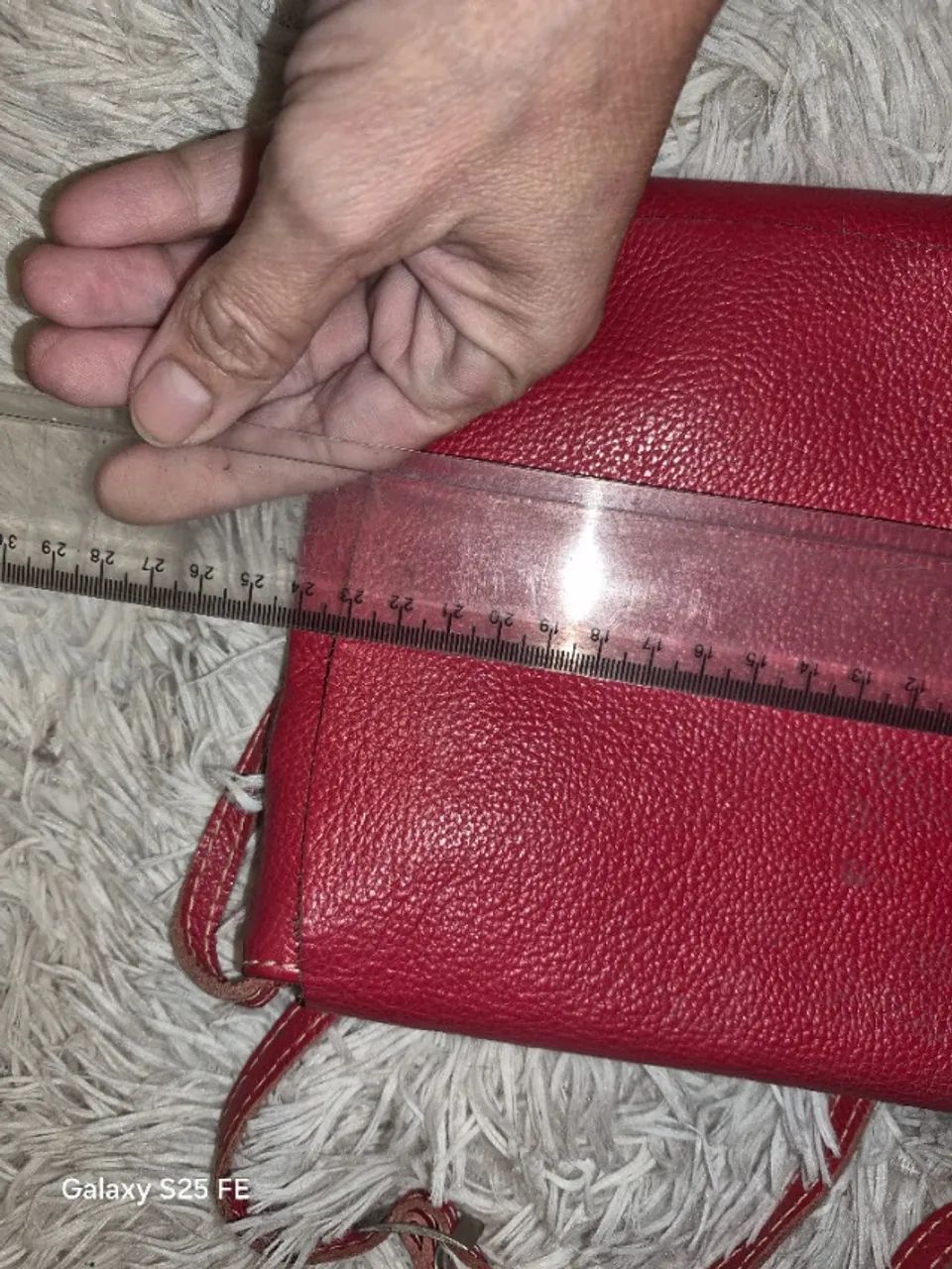 bolsa vermelha pequena - Foto 4