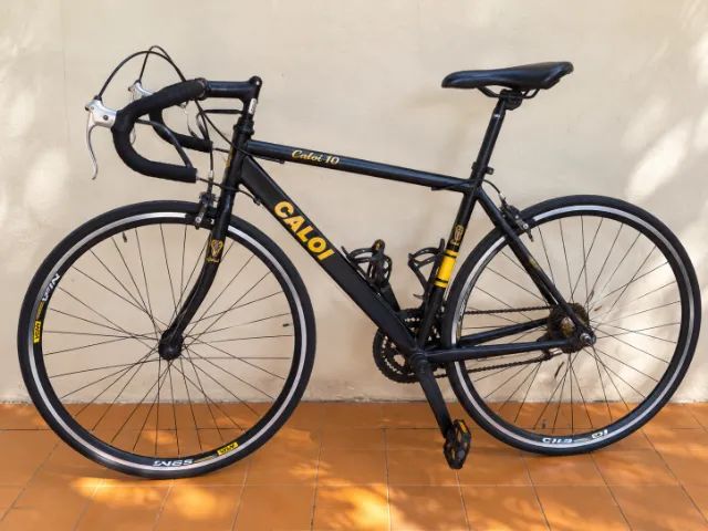 Caloi 10 Speed - clássica preta e dourada