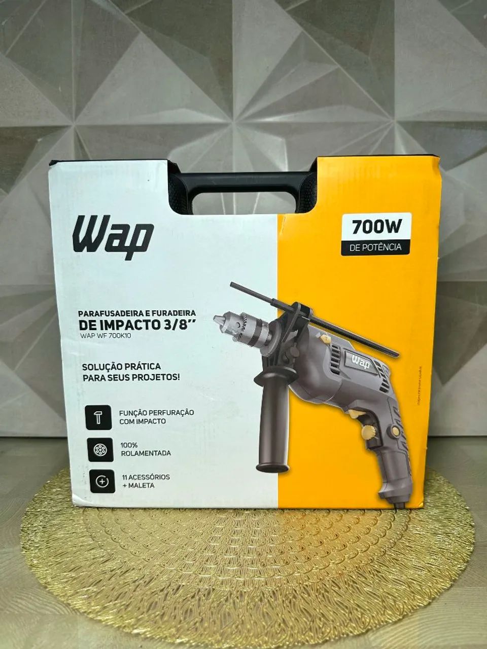 WAP Parafusadeira e Furadeira de Impacto 3/8"