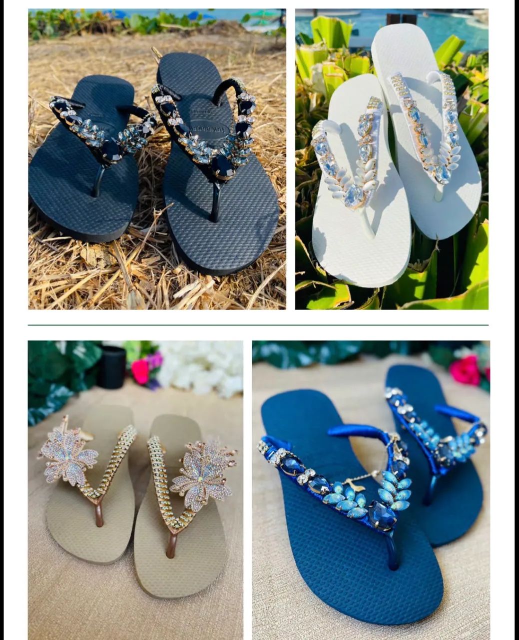 Chinelos Customizados na Havaianas Original  - Foto 4