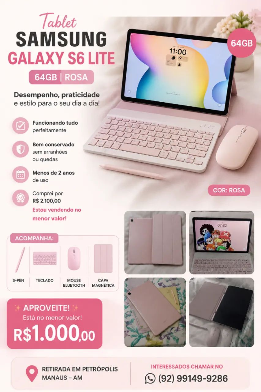 Tablet S6 lite 64gb