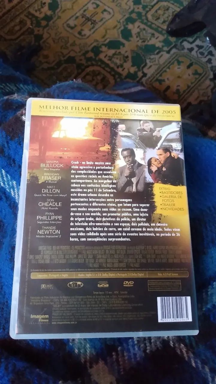 DVD original crash no limite ótimo estado.  - Foto 2