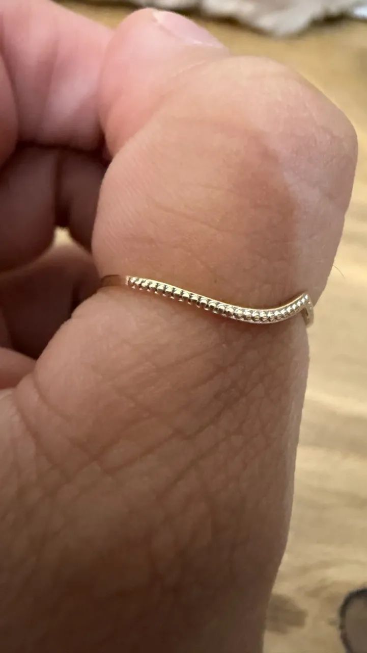Anel ouro 18k - Foto 2