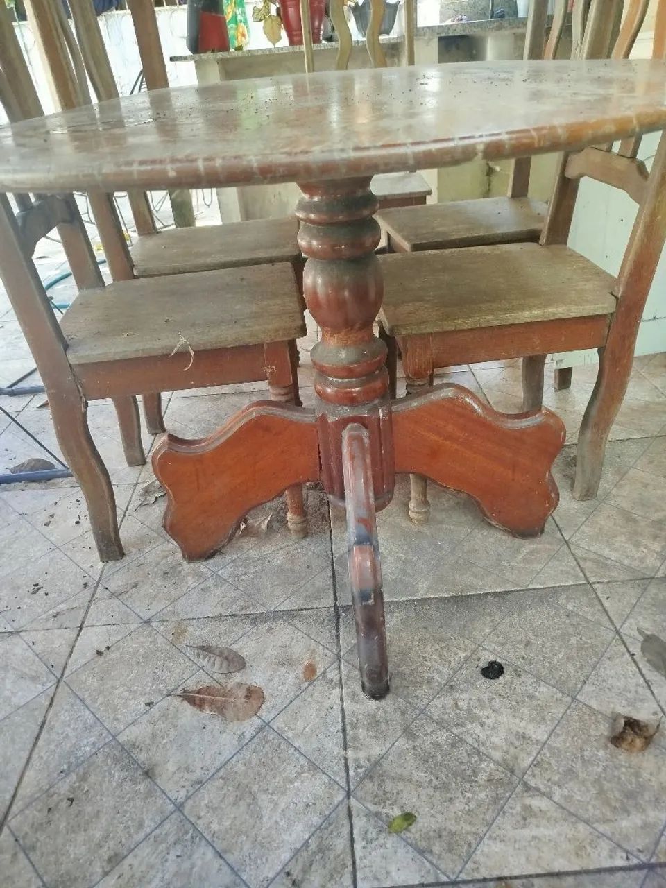 Solid Wood Table with 6 Chairs64994315249538123