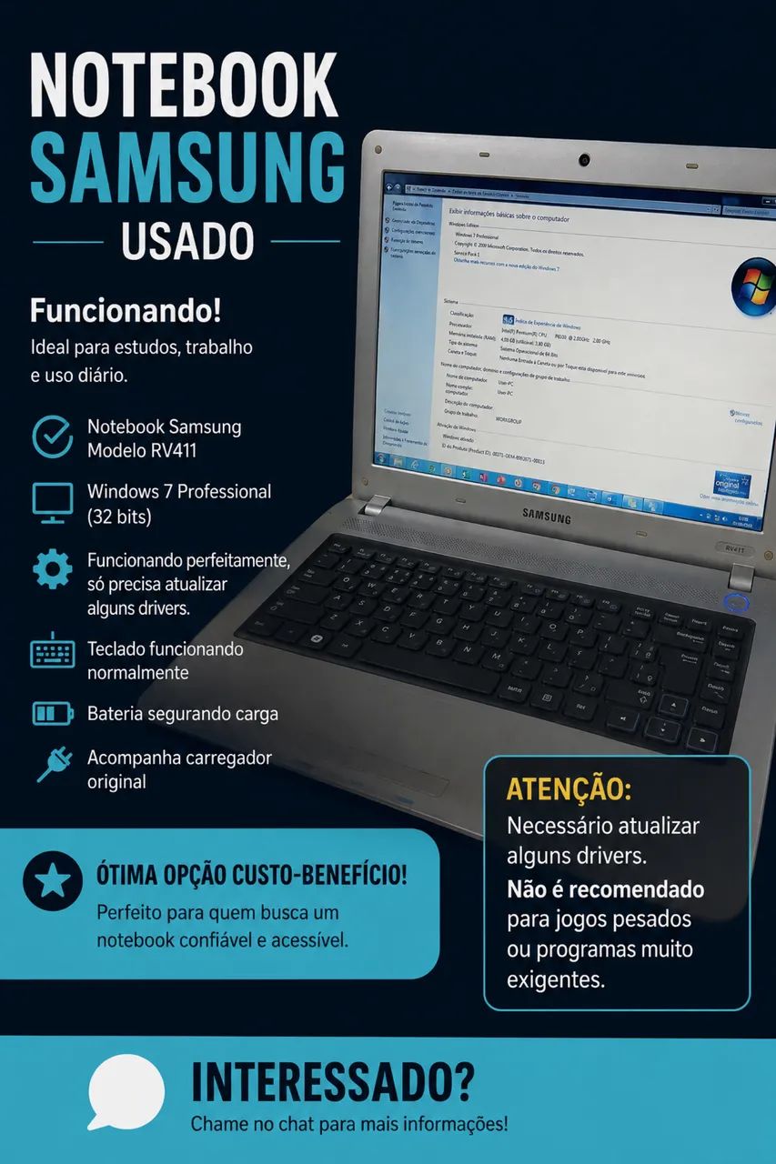 Note book Samsung 