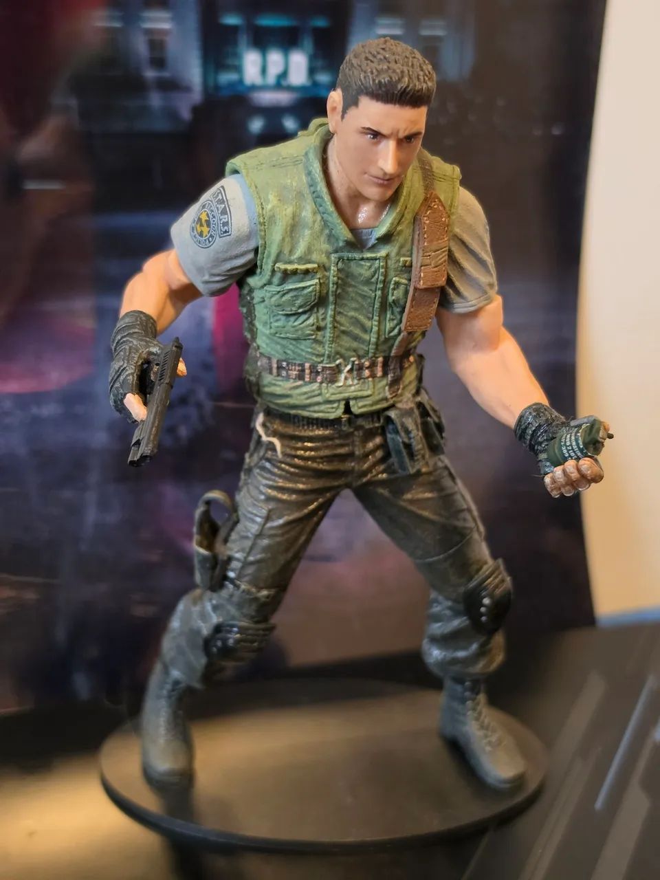 Chris redfield neca resident evil action figures raro  - Foto 2
