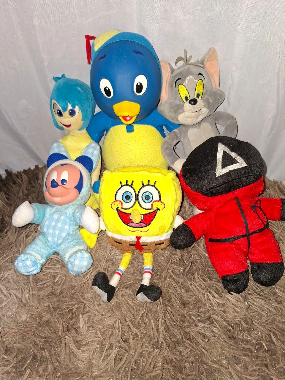 Lote Bonecos Pelúcia Desenhos Animados  - Foto 4
