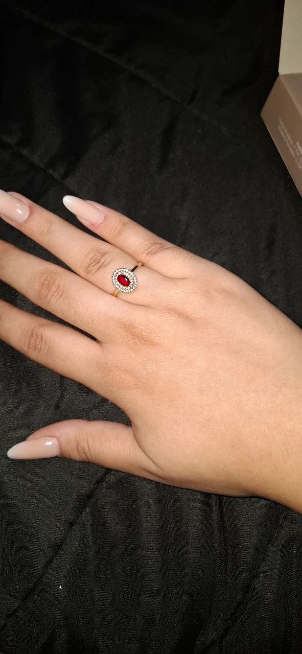 Anel de Formatura - Pedra Vermelha  - Foto 2
