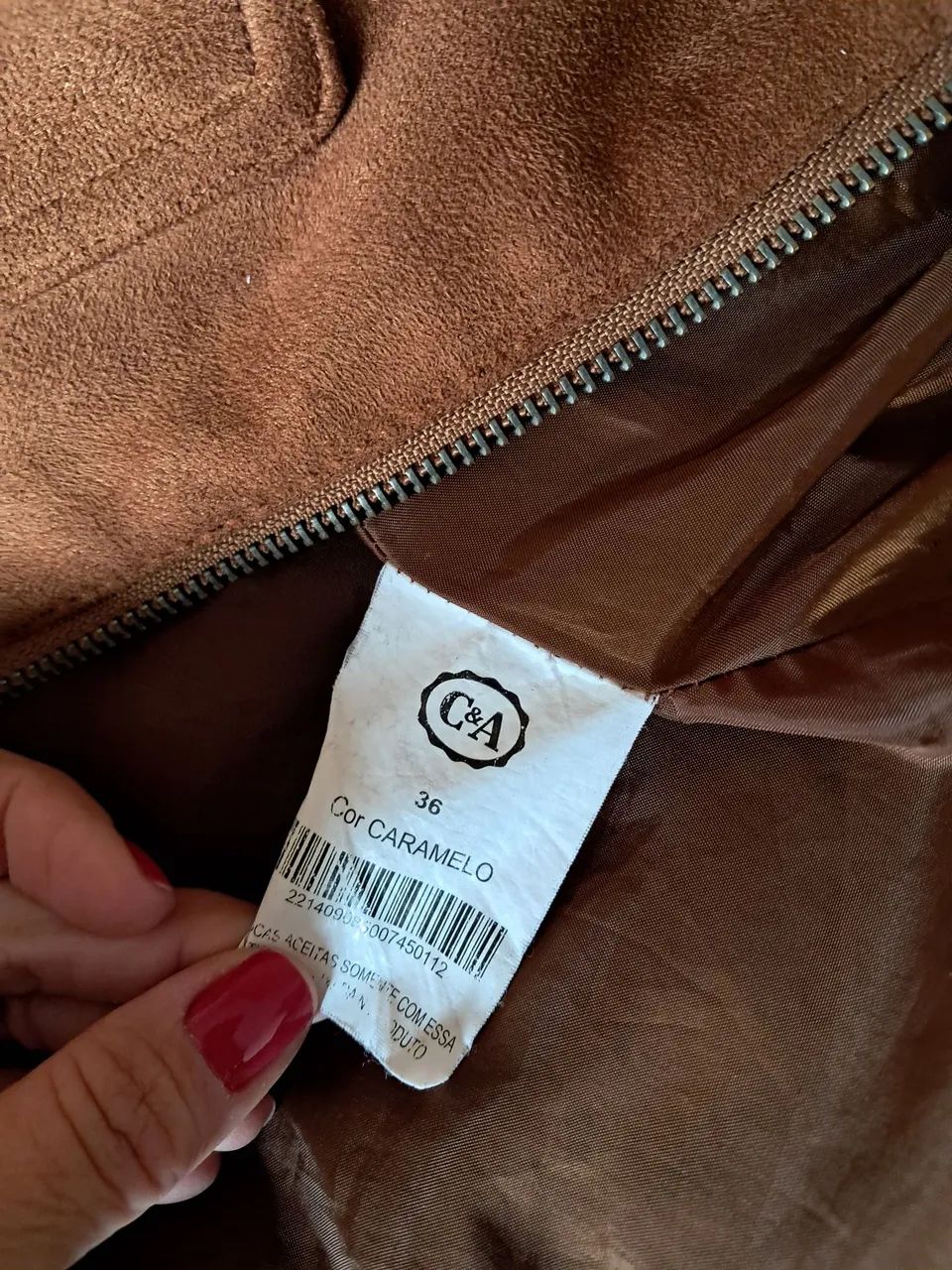 Jaqueta caramelo tam36 - Foto 5