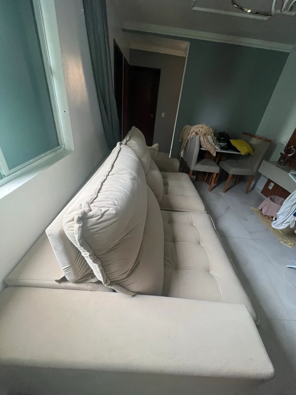 Sofá retrátil 2,50M ótima marca impermeabilizado  - Foto 3