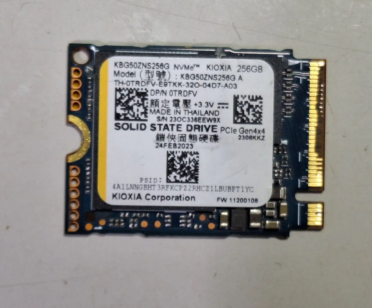 NVMe Koxia 256GB