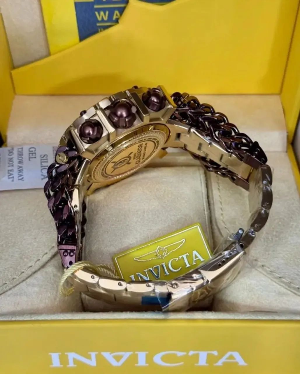Relógio INVICTA GLADIADOR MULTIFUNCIONAL  - MODELO RARO - GOLD LABEL - Foto 5