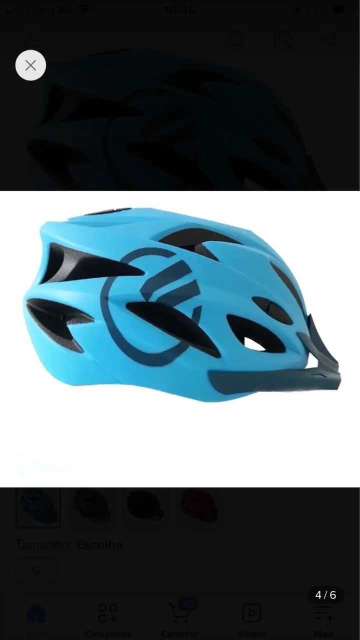 Capacete Elleven Ciclista Bike Adulto Ajustável E Com Led  - Foto 2