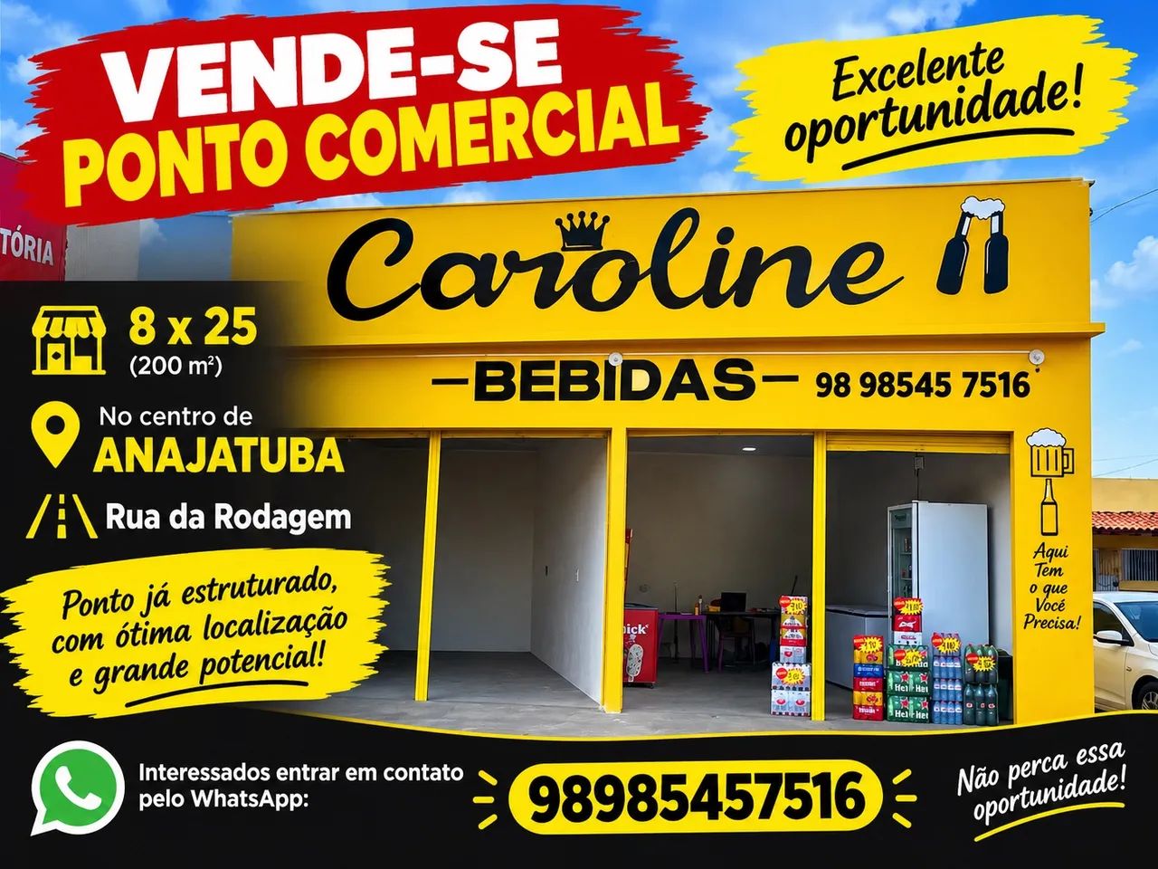 Vendo loja de 200m2 654