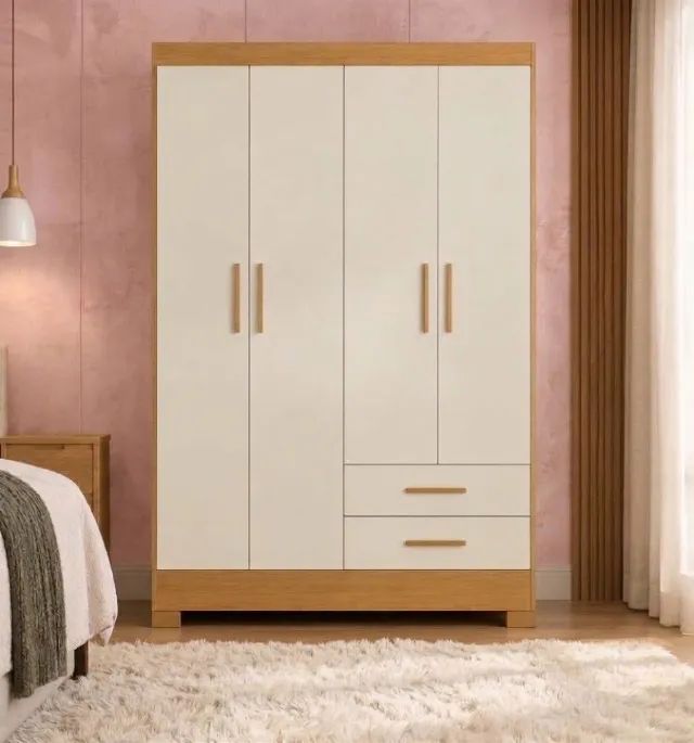 Guarda roupa compcto com 4 portas 