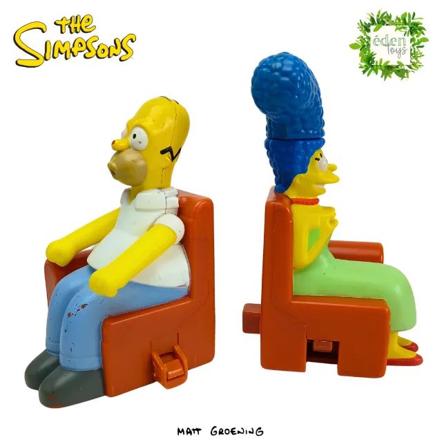 Bonecos Simpsons - Homer e Marge sofá BK (cód 009-2) - Foto 4