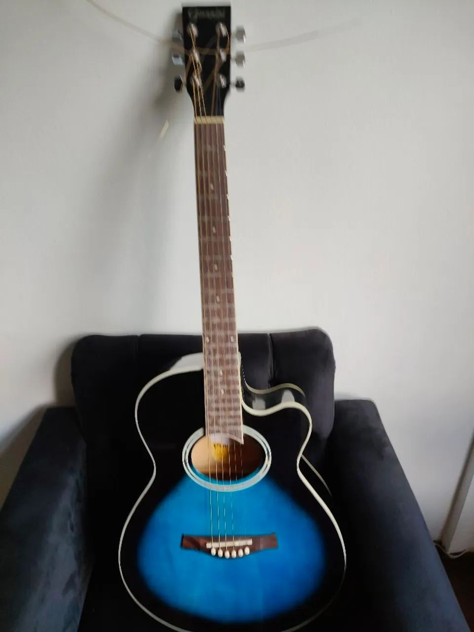 Violão Giannini elétrico dark blue - Foto 3