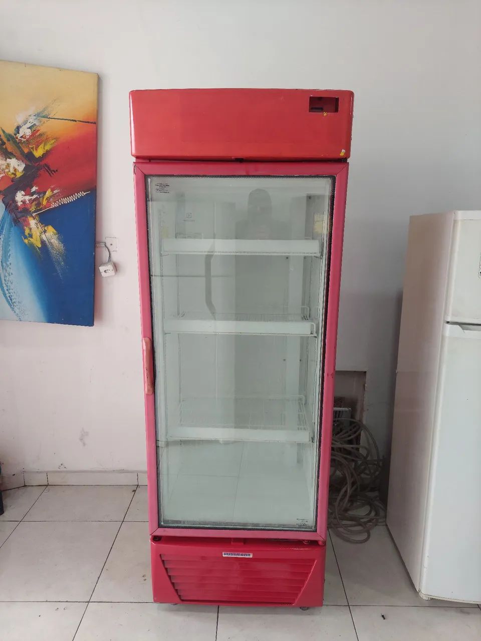 Expositor Vertical Hussmann 570L Porta de Vidro - Com Garantia