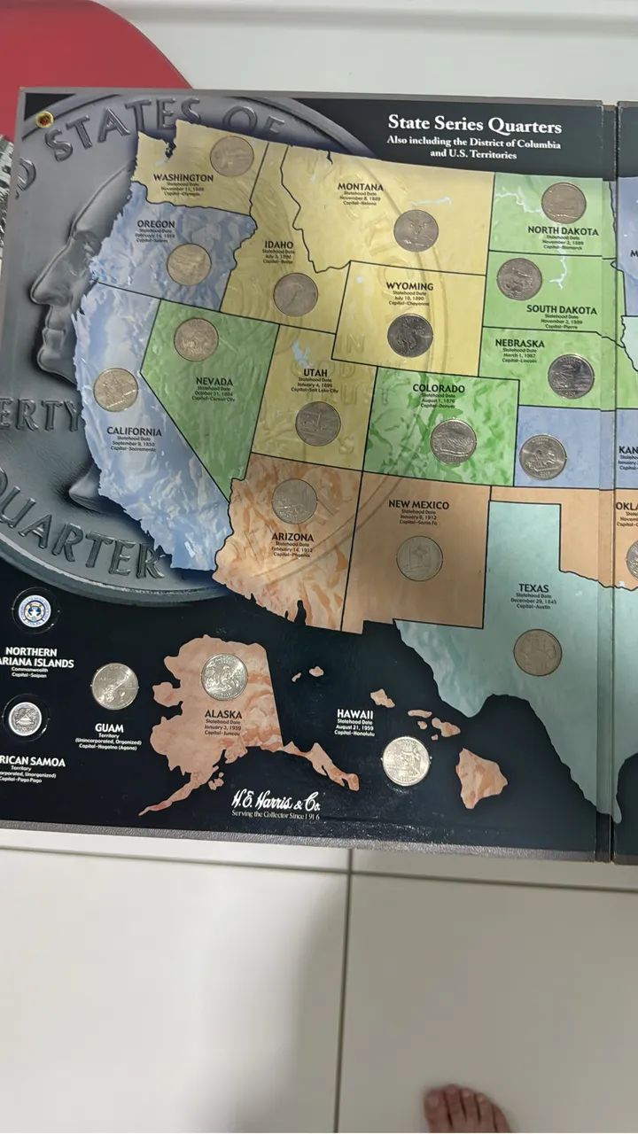 Moedas QUARTER DOLLAR E QUADRO - Foto 3
