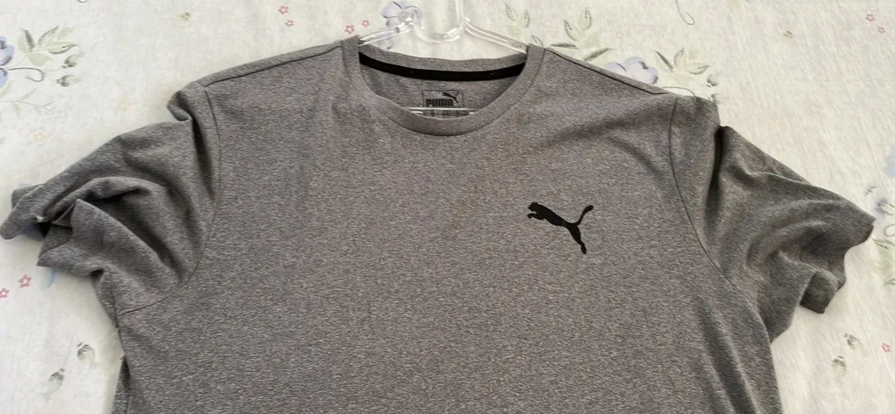 Camiseta Puma Original Cinza Treino / Academia / Casual - Foto 2