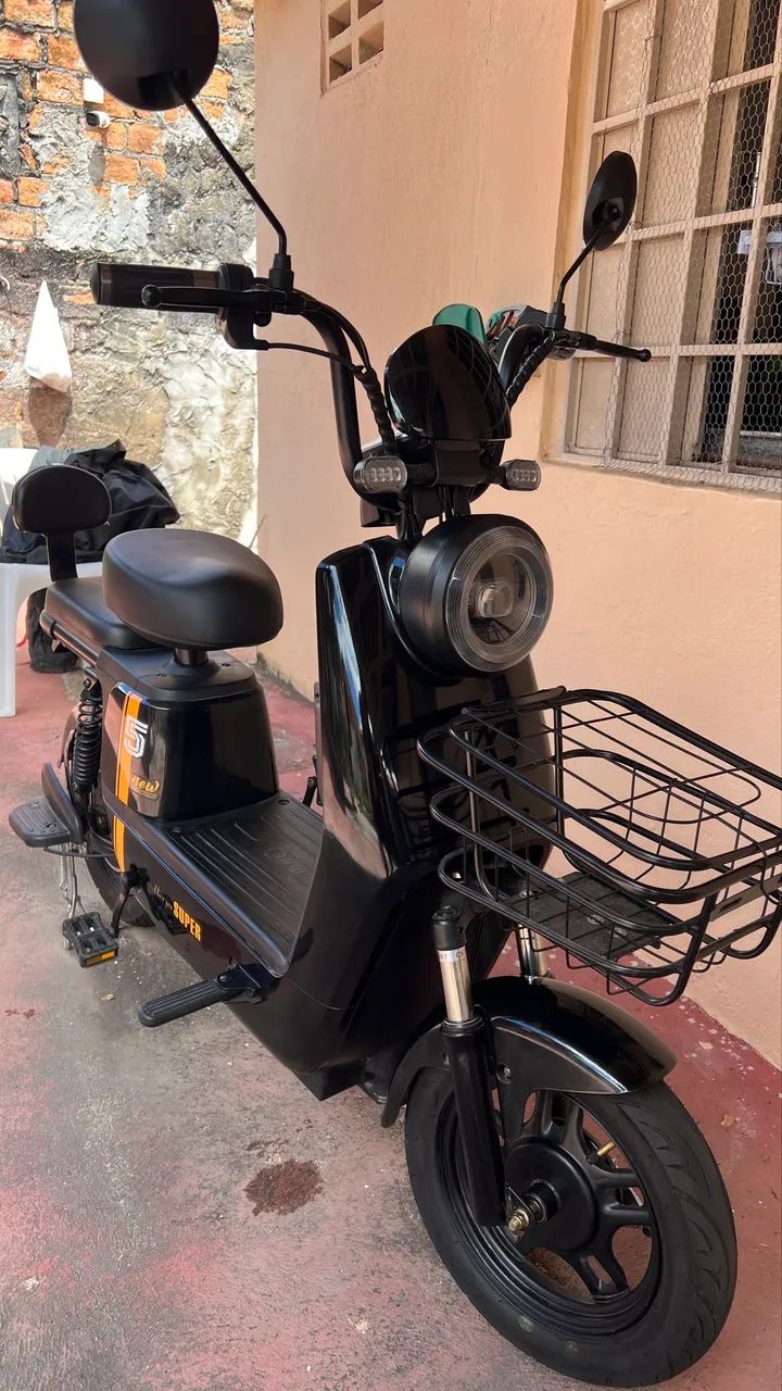 Bicicleta elétrica + acessórios - Foto 4