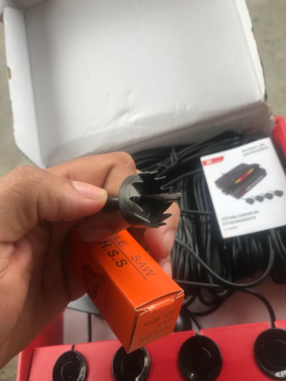 Sensor de ré com Broca para Perfurar  - Foto 4