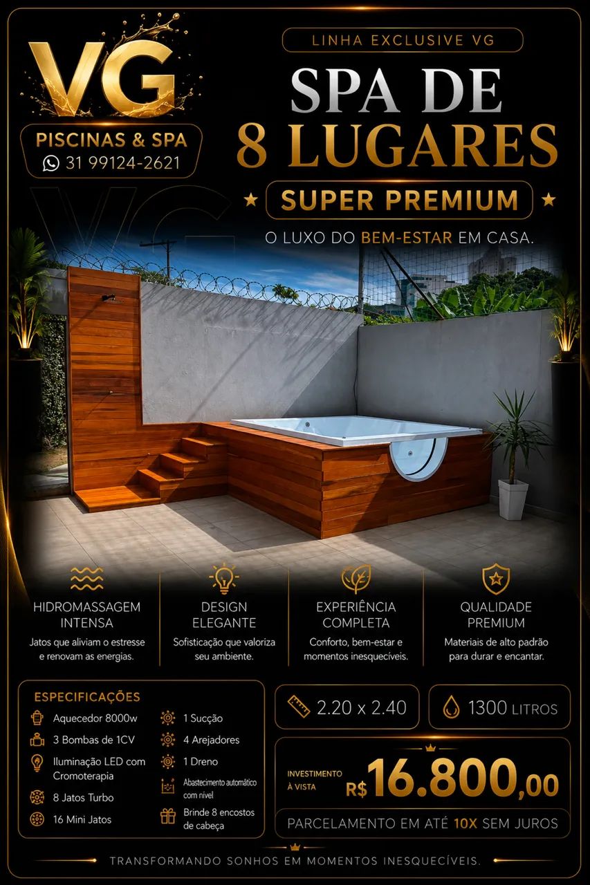 Spa de 8 lugares super premium  - Foto 2