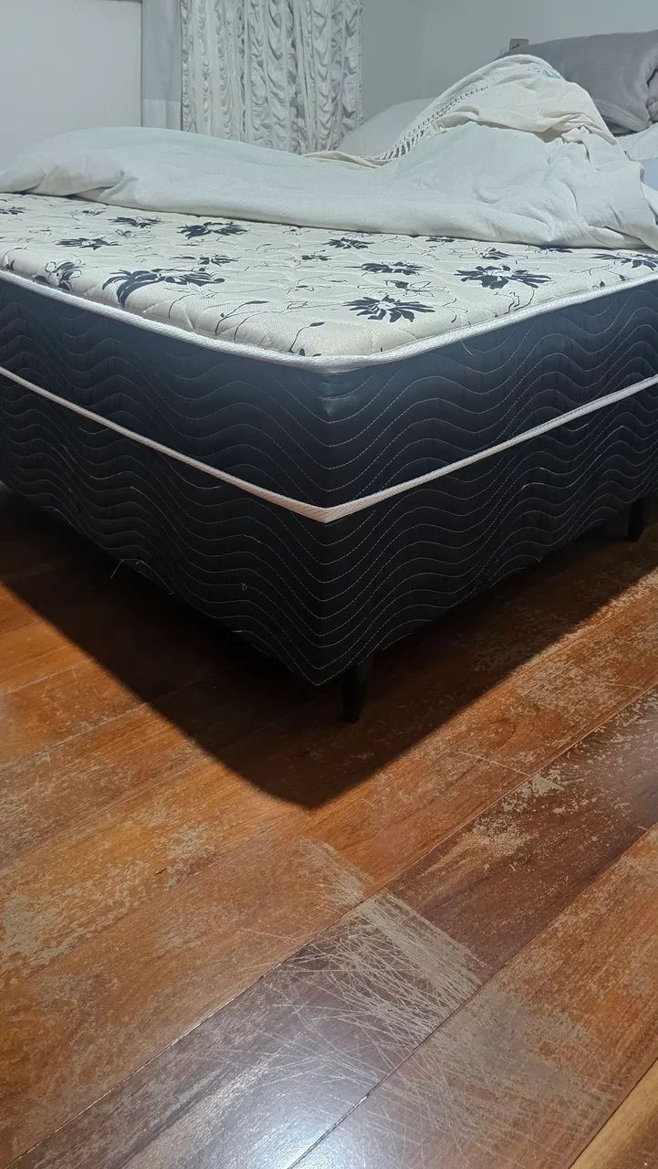 Cama box casal seminova - Foto 2